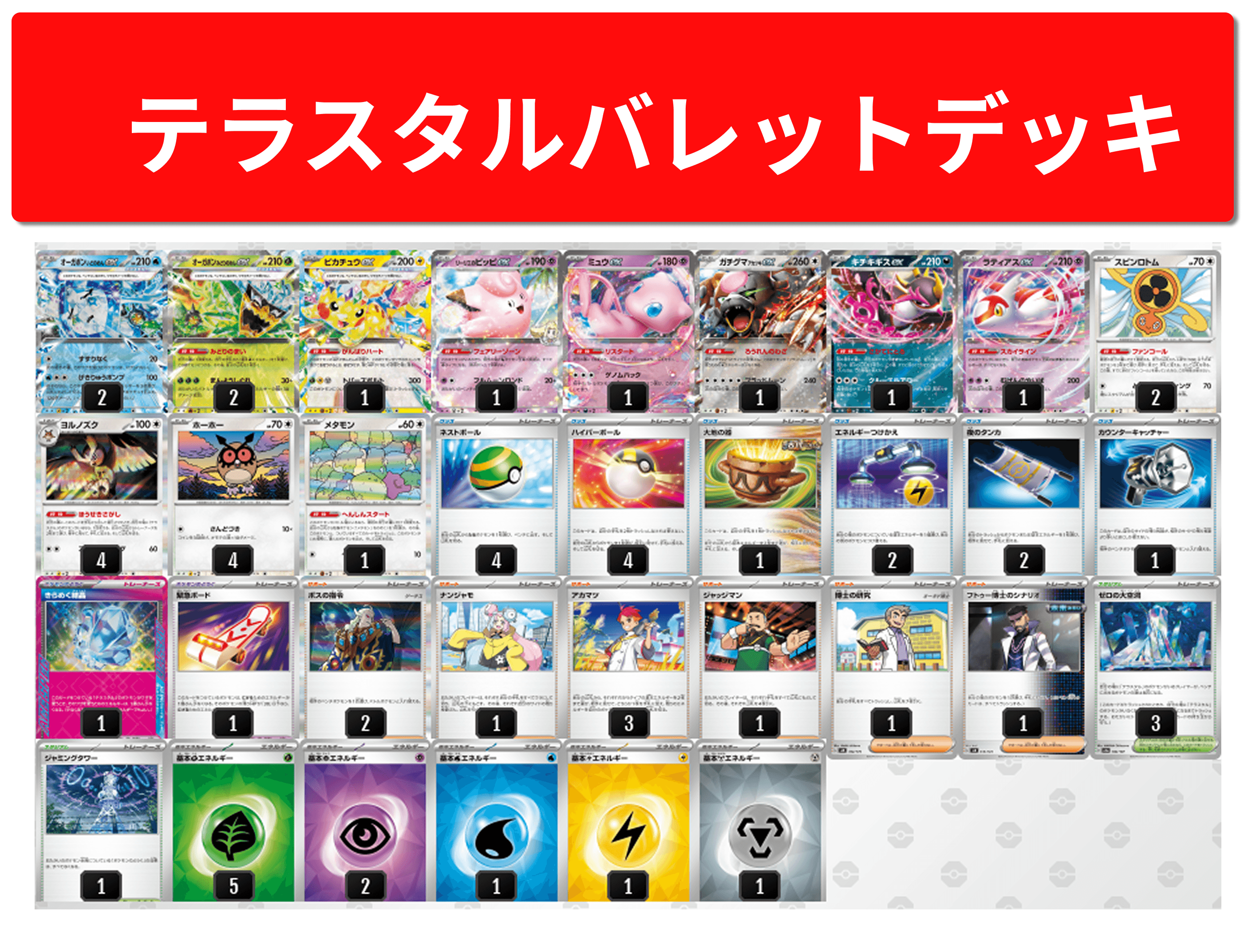 テラスタルバレットデッキ