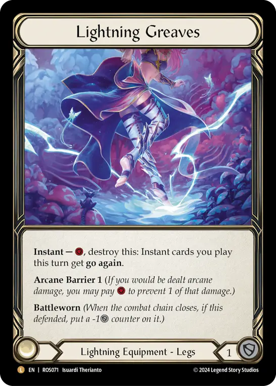 Lightning Greaves Cold