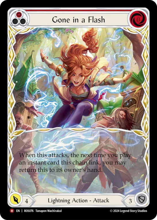Gone in a Flash Rainbow Extended Art