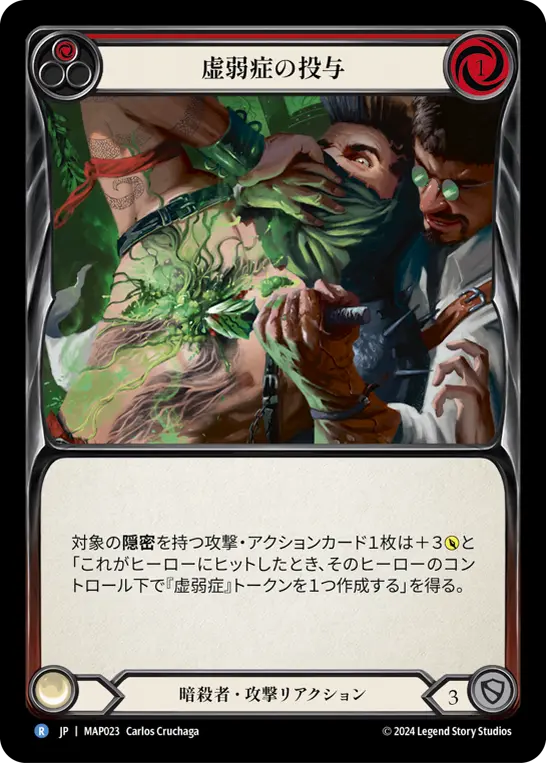 虚弱症の投与
