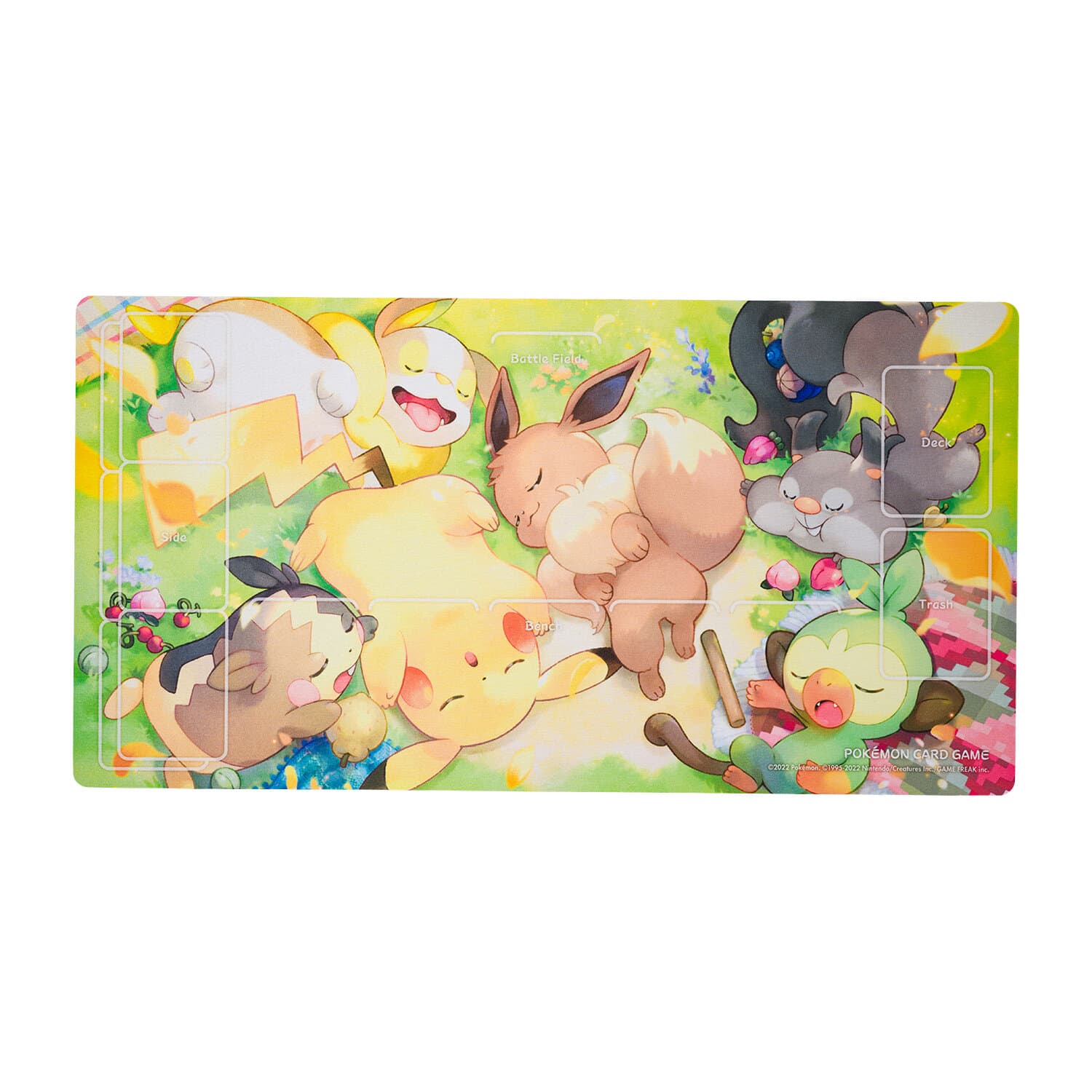 ポケモンカード　ラバープレイマット　みんなおつかれさま ラバープレイマット みんなおつかれさま ｜ポケカシングルカード
