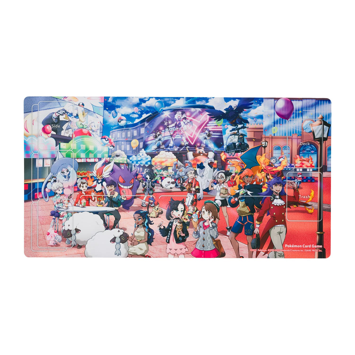ポケモン - ラバープレイマット ポケカ ゼクロム ラバー プレイマット フレーム有り ポケモンの