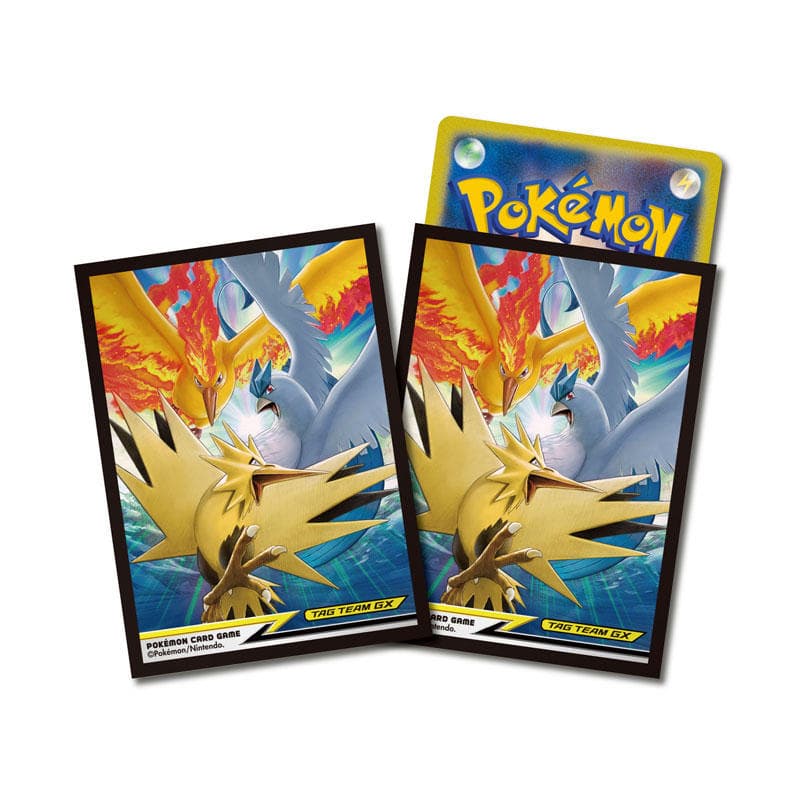 ファイヤー＆サンダーGX TAG TEAM ポケモンカード デッキシールド ファイヤー&サンダー&フリーザー TAG TEAM GX