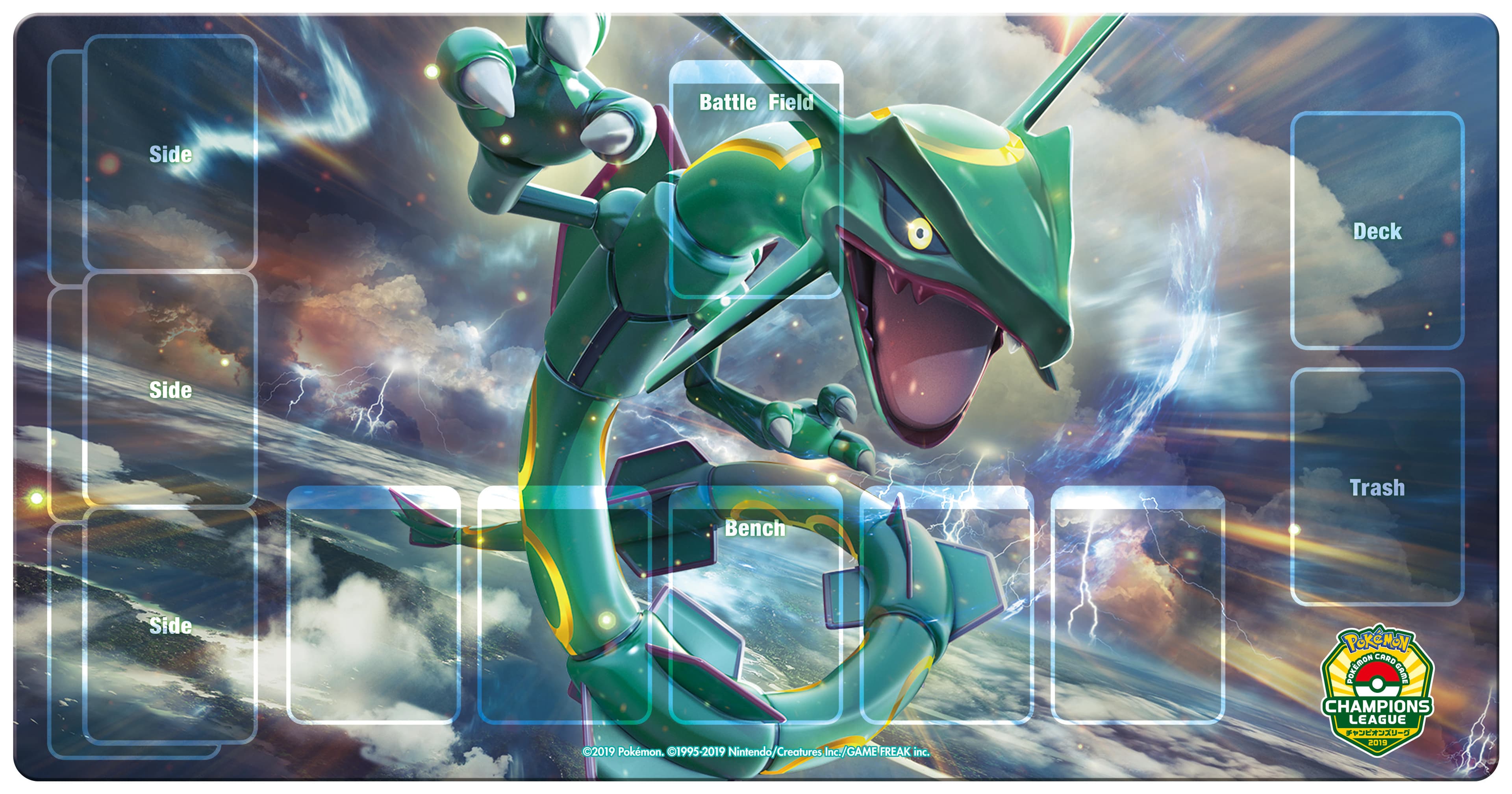 高級品市場 ラバープレイマット ｜ポケカシングルカード CL2019 レックウザ ポケモンカードゲーム
