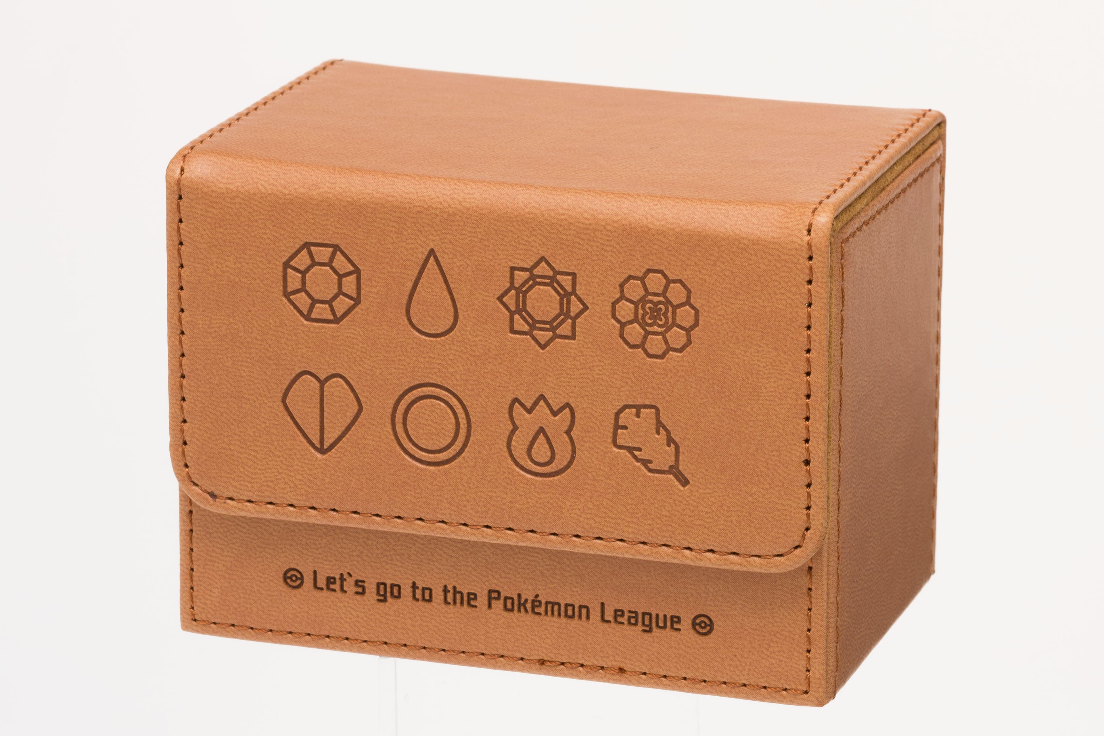 フリップデッキケース GYM BADGES KT BROWN
