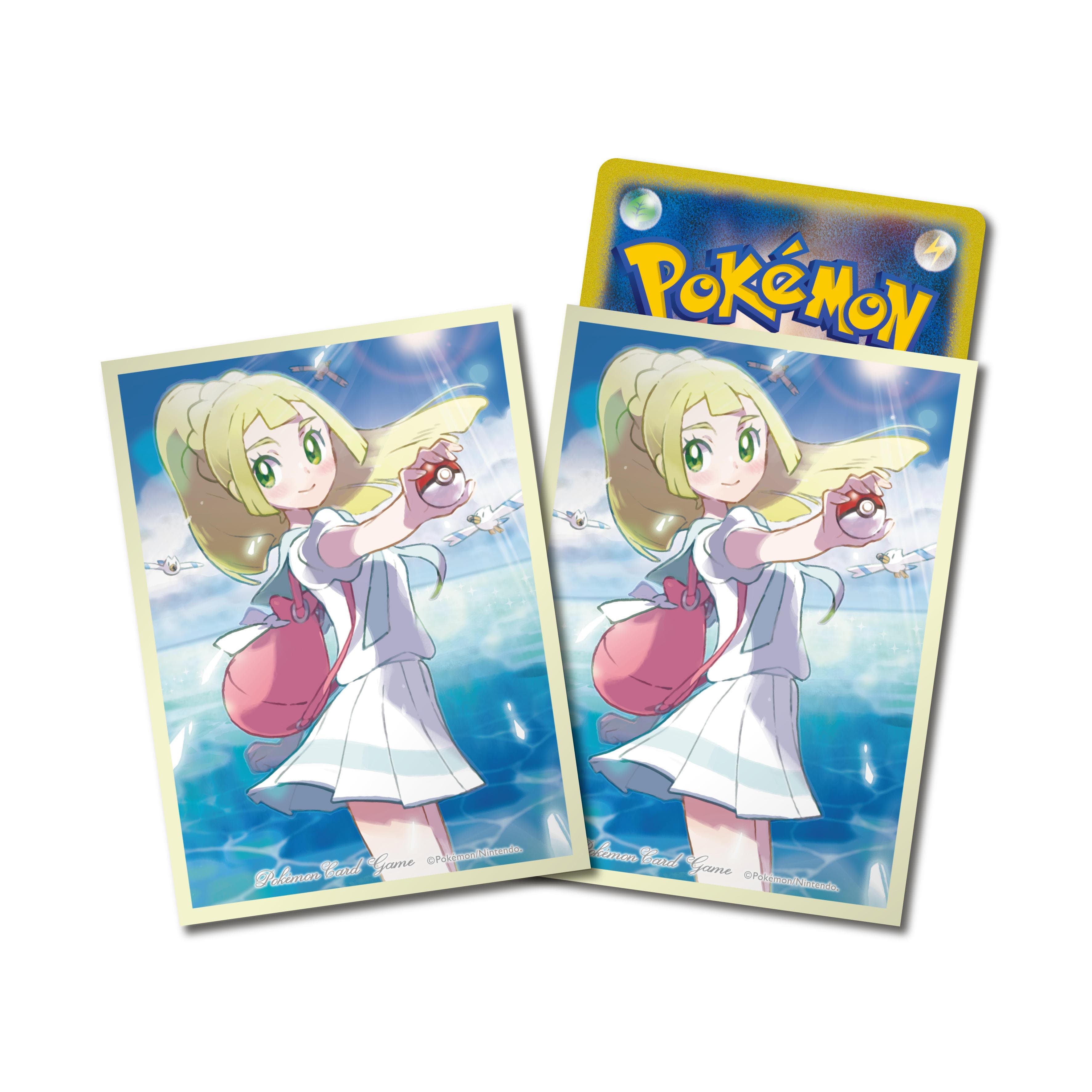 【完売】  デッキシールド がんばリーリエ ver.2 ｜ポケカシングルカード サプライ・アクセサリ・グッズ