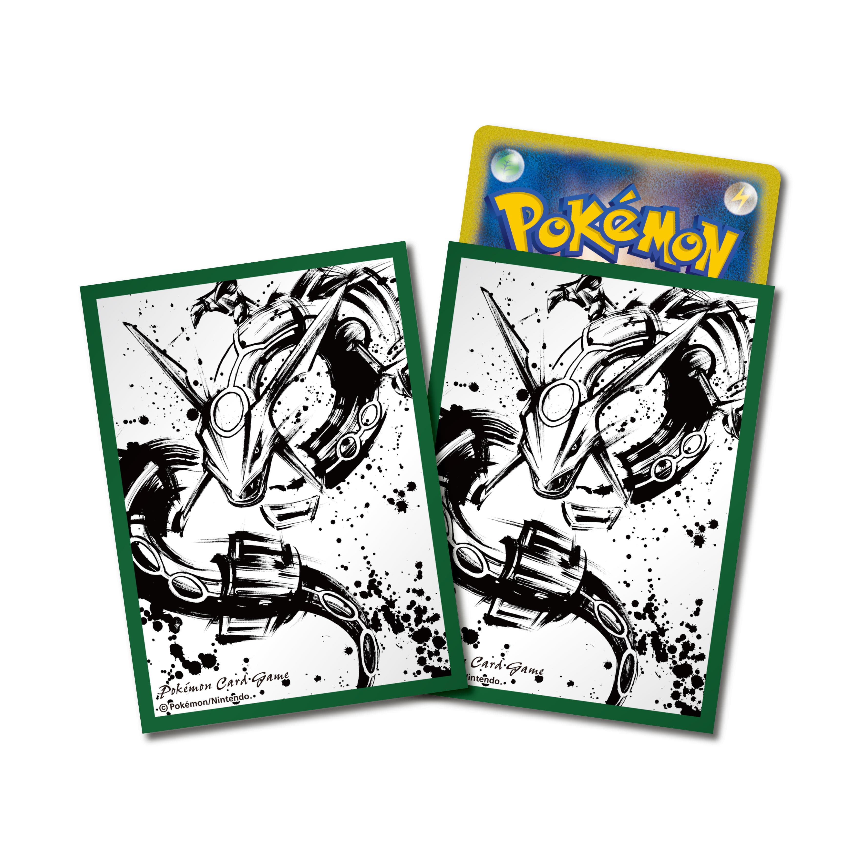デッキシールド レックウザ墨絵ver ver.2 ｜ポケカシングル