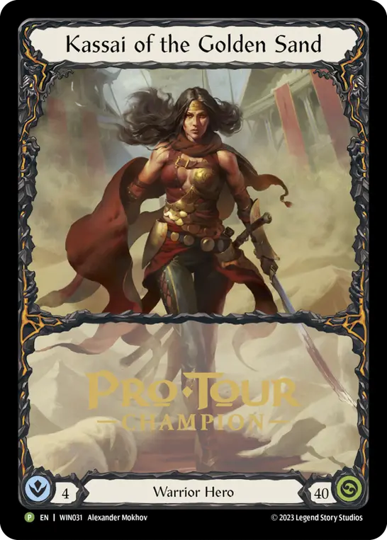 Kassai of Golden Sands Cold Extended Art