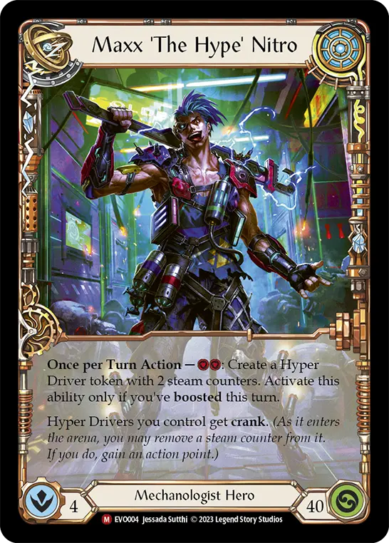 Maxx 'The Hype' Nitro Cold Extended Art