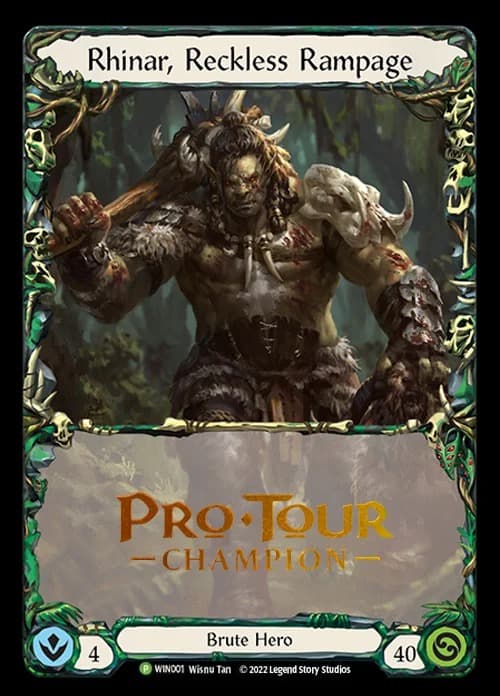 Rhinar, Reckless Rampage Cold Extended Art