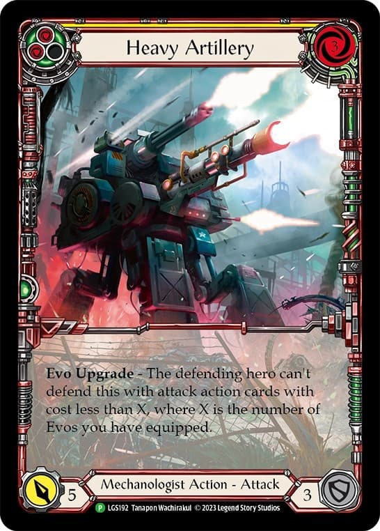 Heavy Artillery Rainbow Extended Art