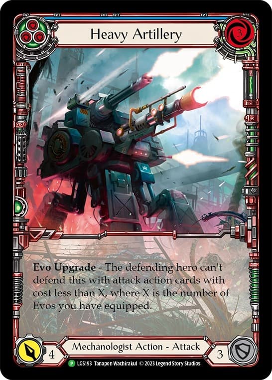 Heavy Artillery Rainbow Extended Art