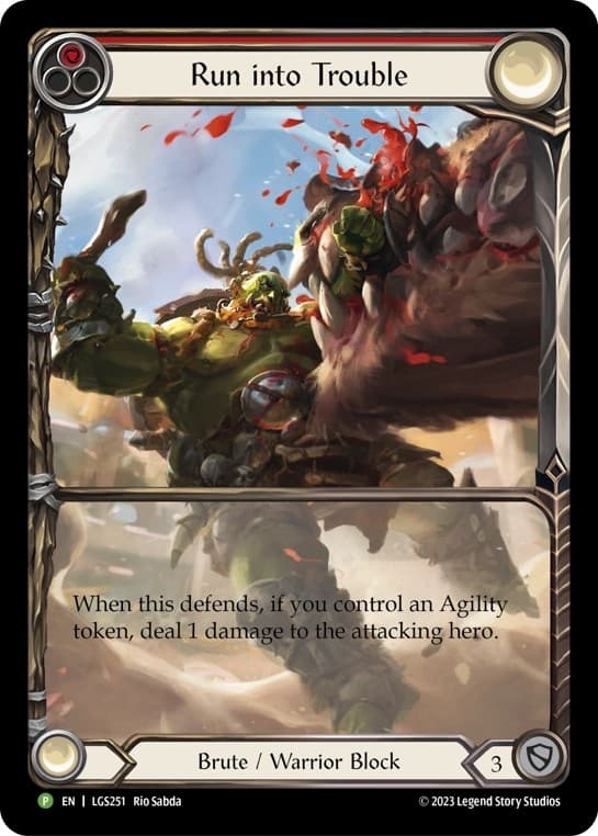 Run into Trouble Rainbow Extended Art