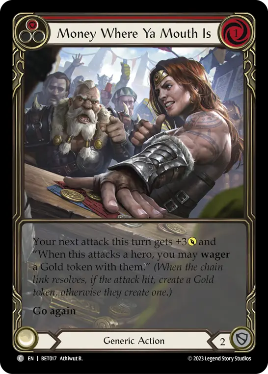 Money Where Ya Mouth Is Extended Art