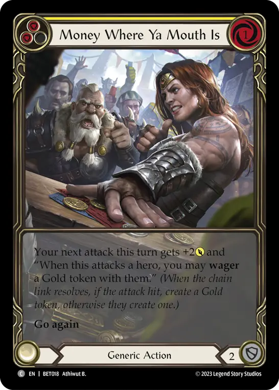 Money Where Ya Mouth Is Extended Art